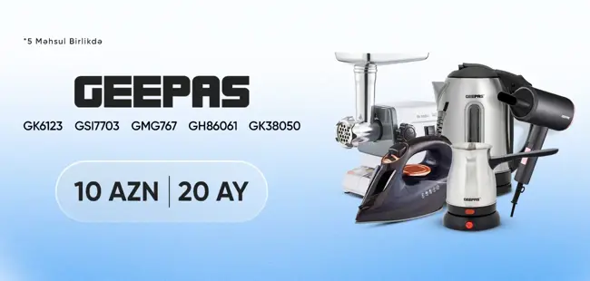 5 Məhsul - 1 Qiymət | Geepas 2
