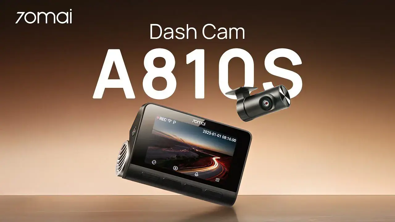 70mai Dash Cam 4K A810s (ön+arxa)