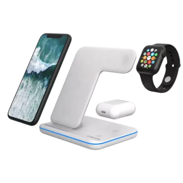 Canyon Wireless Charger 3in1 15W WT / CNS-WCS303W