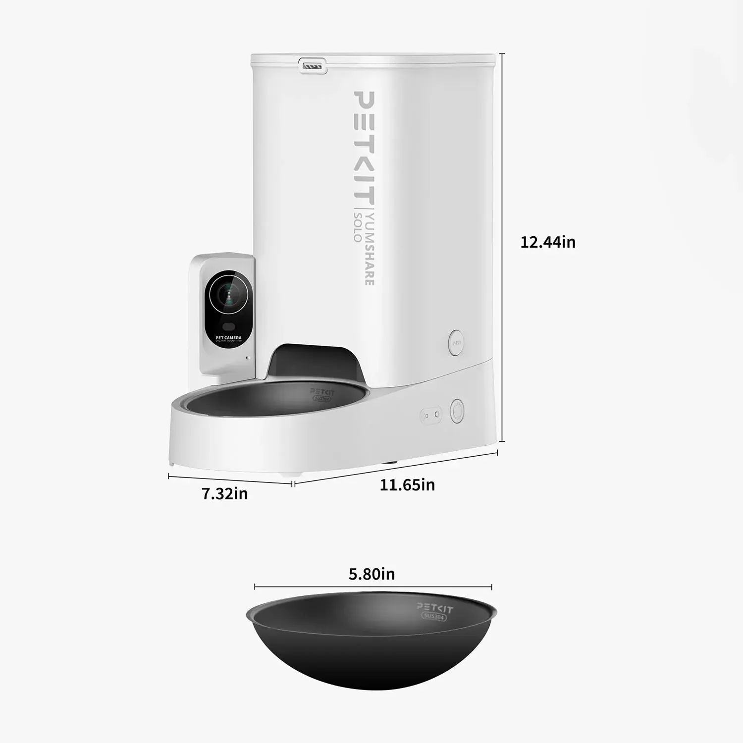 Petkit Yumshare Solo with Camera Smart Pet Feeder (P571)