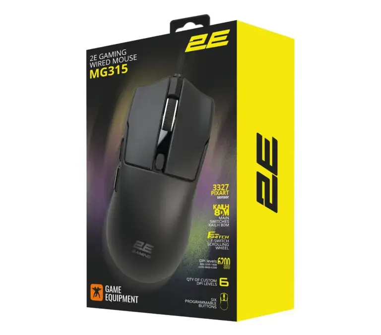 2E GAMING Mouse MG315 USB-A Black