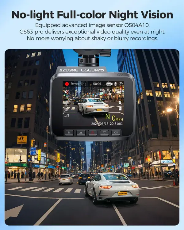 AZDOME GS63 Pro 2CH Dash Cam 4K