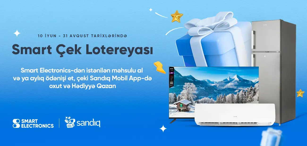 Smart Electronics-də “Smart Çek” lotereyası başladı! 