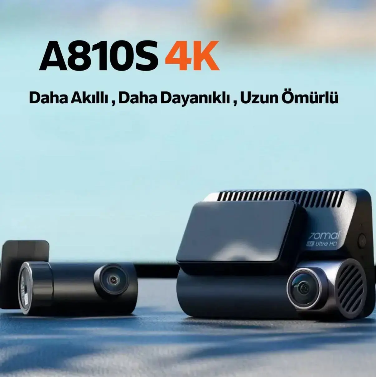 70mai Dash Cam 4K A810s (ön+arxa)