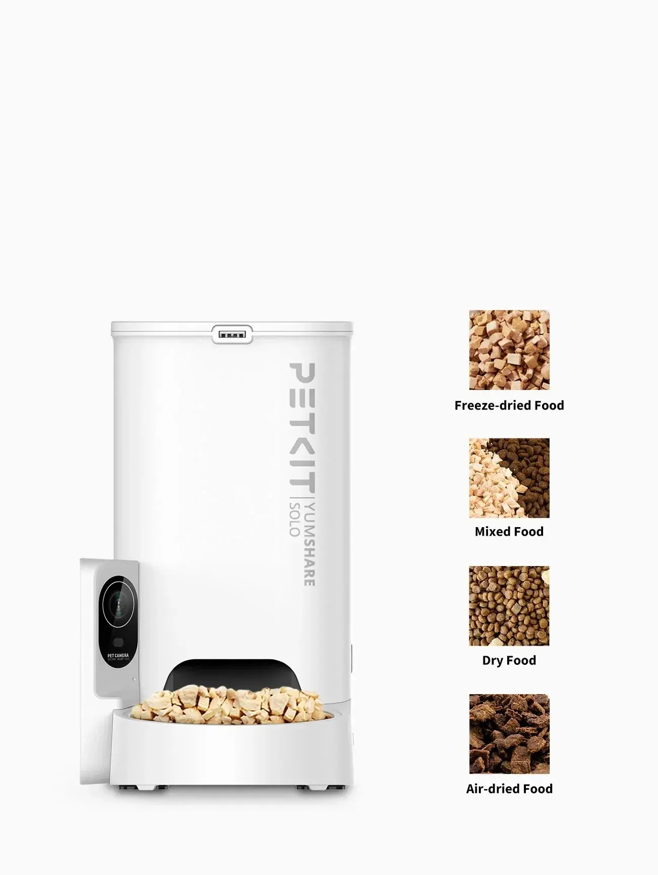 Petkit Yumshare Solo with Camera Smart Pet Feeder (P571)
