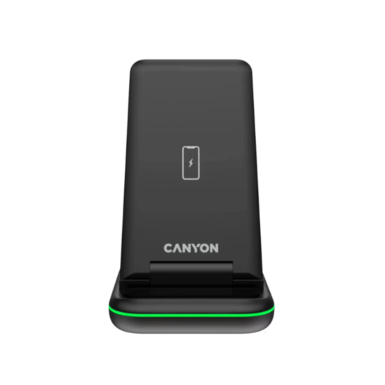 CANYON 3in1 Wireless charger GX1CNSWCS304BL