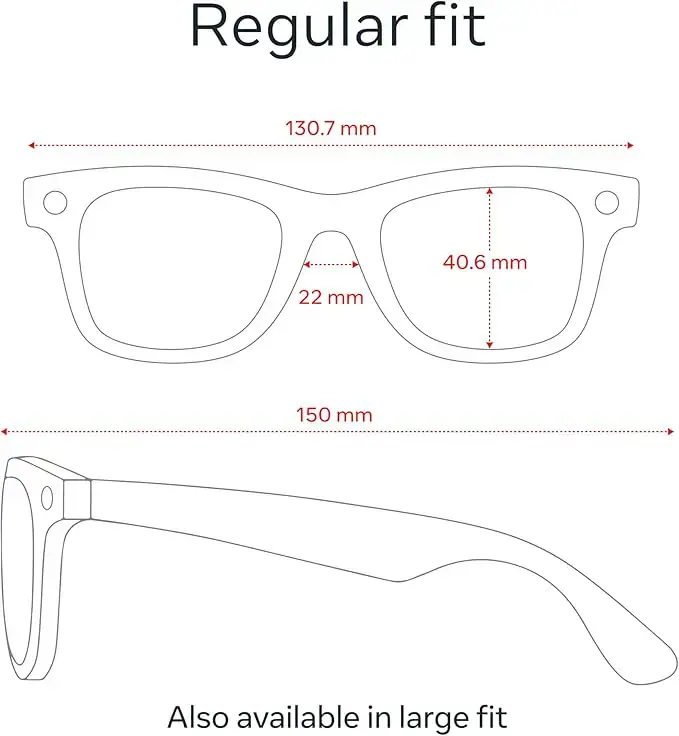 Ray-Ban Meta Wayfarer Matte Black