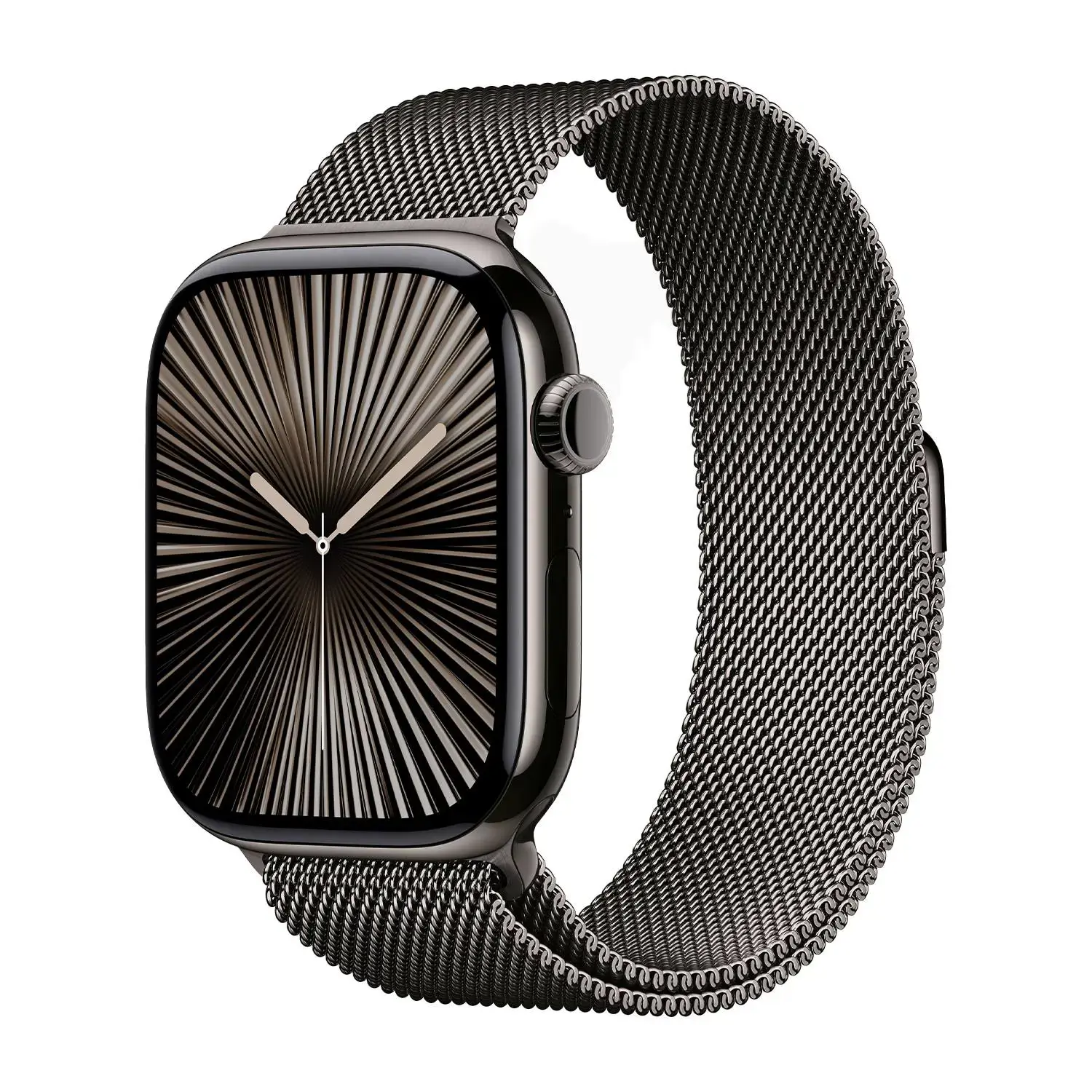 Apple Watch Series 10 GPS + Cellular 46mm Slate Titanium Case with Slate Milanese Loop(sile bilmirem)