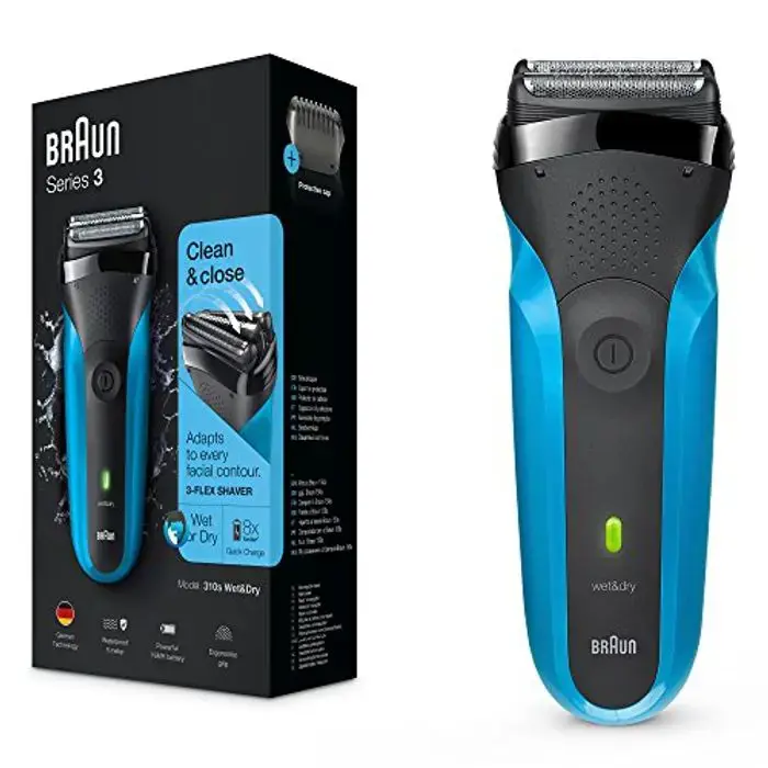 Braun 310SBLK/BLU