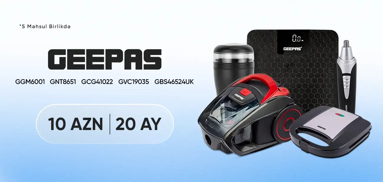 5 Məhsul - 1 Qiymət | Geepas